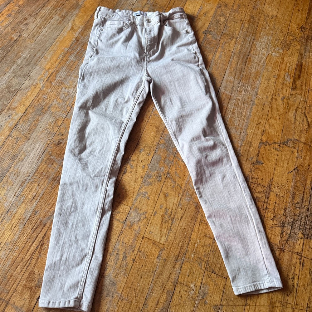 Zara Cream Skinny‎ Jeans